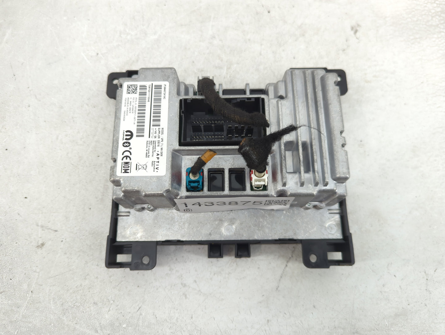2021-2022 Dodge Challenger Radio AM FM Cd Player Receiver Replacement P/N:68467241AC VP2_7 L NA SXM, L2C0069TR Fits Fits 202