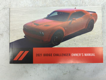 2021 Dodge Challenger Owners Manual Book Guide P/N:21_LA_OM_EN_USC OEM Used Auto Parts