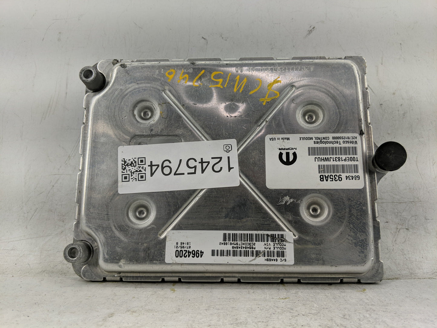 2020-2022 Dodge Charger PCM Engine Control Computer ECU ECM PCU OEM Fits Fits 2020 2021 2022 OEM Used Auto Parts - Oemusedau