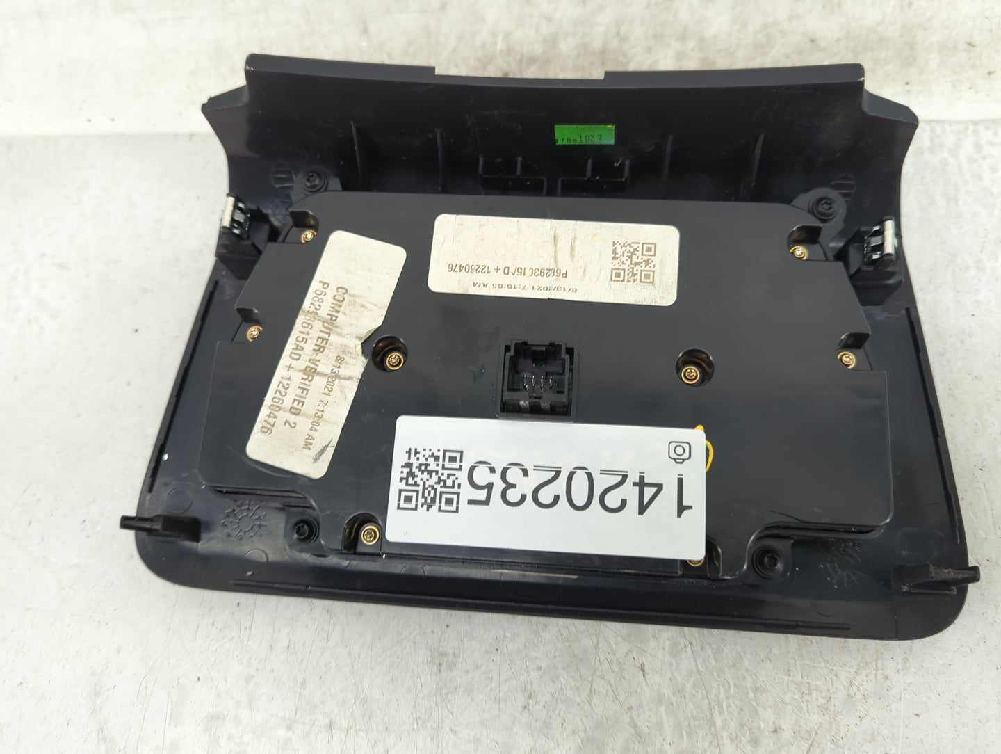 2017-2021 Dodge Charger Climate Control Module Temperature AC/Heater Replacement P/N:P68293615AD Fits OEM Used Auto Parts - 