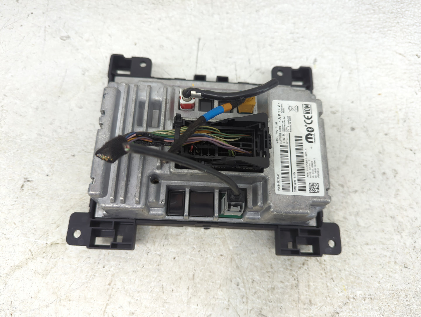 2021 Dodge Charger Radio AM FM Cd Player Receiver Replacement P/N:68467239AC Fits Fits 2022 OEM Used Auto Parts - Oemusedaut