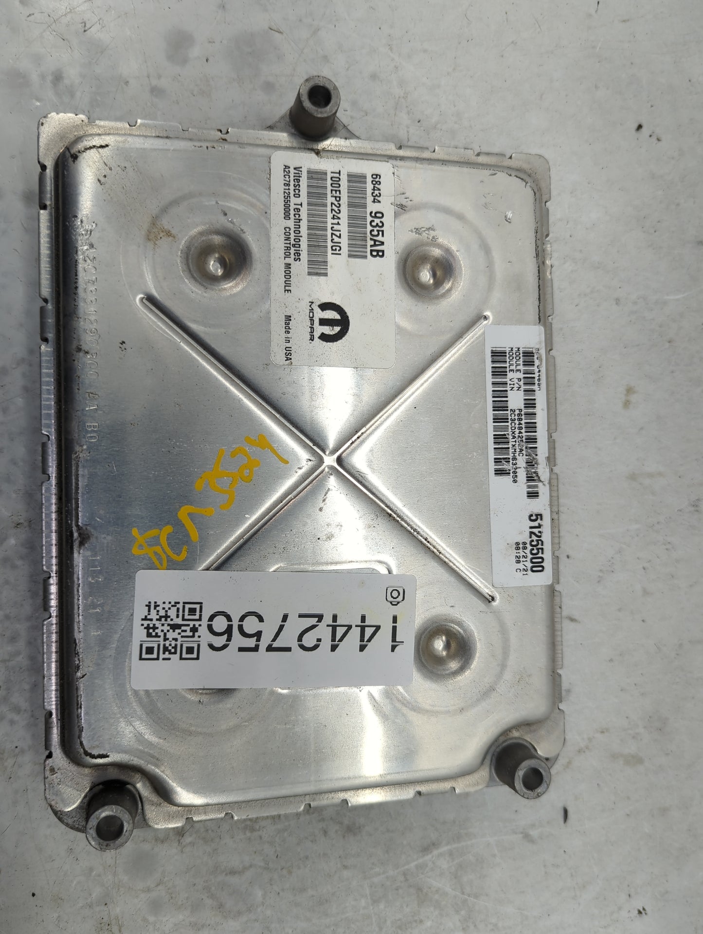 2020-2022 Dodge Charger PCM Engine Control Computer ECU ECM PCU OEM P/N:68434935AB T00EP2241JZJGI Fits Fits 2020 2021 2022 O