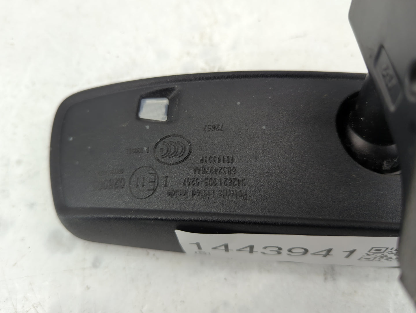 2017-2022 Dodge Charger Interior Rear View Mirror Replacement OEM P/N:58324976AA Fits Fits 2017 2018 2019 2020 2021 2022 OEM