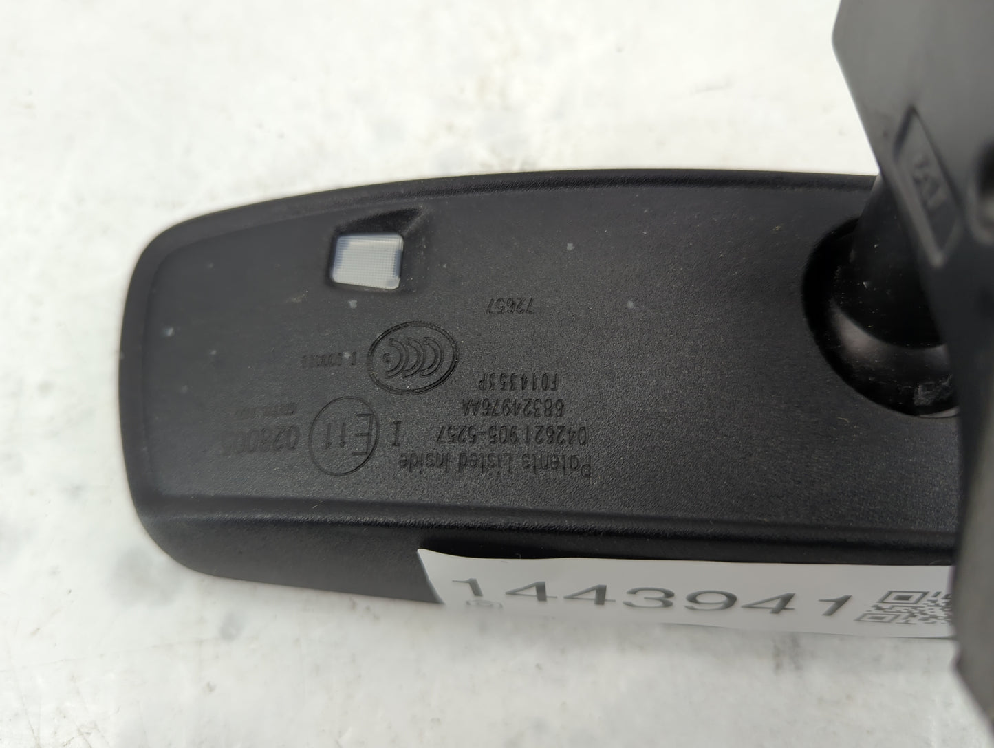 2017-2022 Dodge Charger Interior Rear View Mirror Replacement OEM P/N:58324976AA Fits Fits 2017 2018 2019 2020 2021 2022 OEM