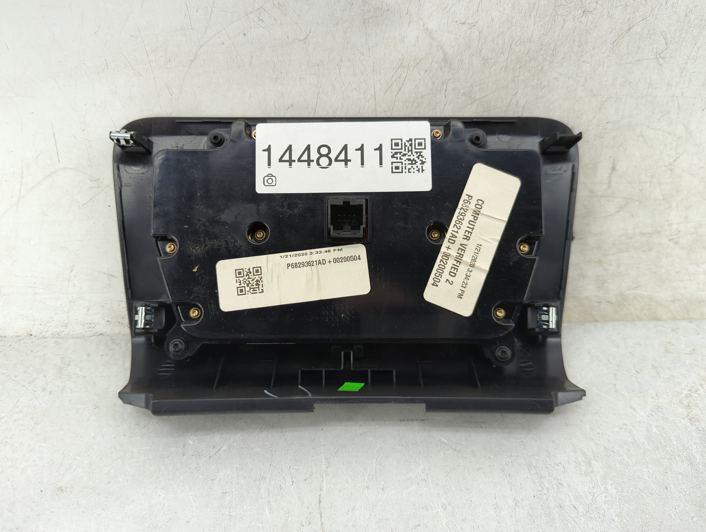 2017-2022 Dodge Charger Climate Control Module Temperature AC/Heater Replacement P/N:P68293621AD Fits OEM Used Auto Parts - 