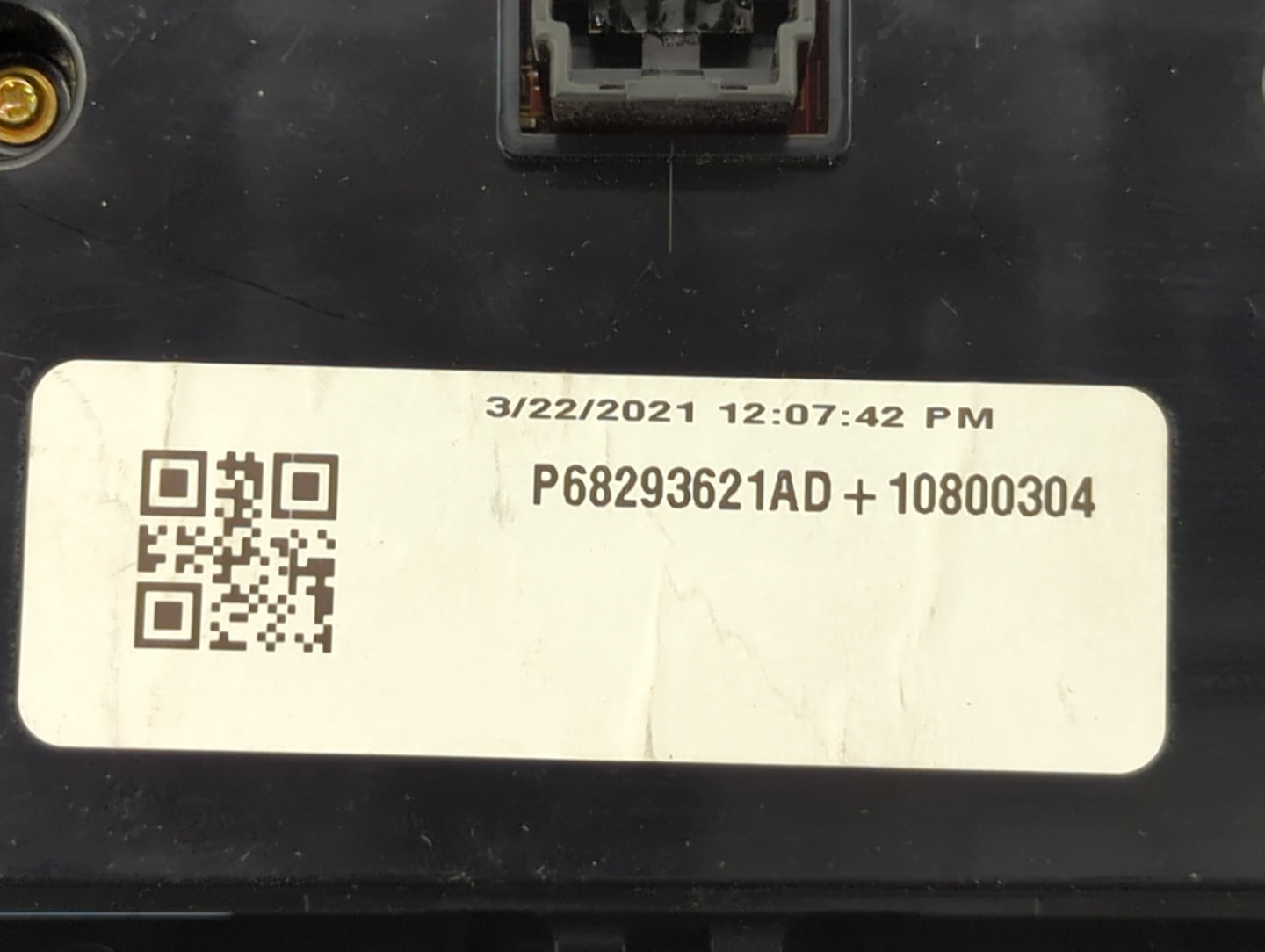 2017-2022 Dodge Charger Climate Control Module Temperature AC/Heater Replacement P/N:P68293621AD Fits OEM Used Auto Parts - 