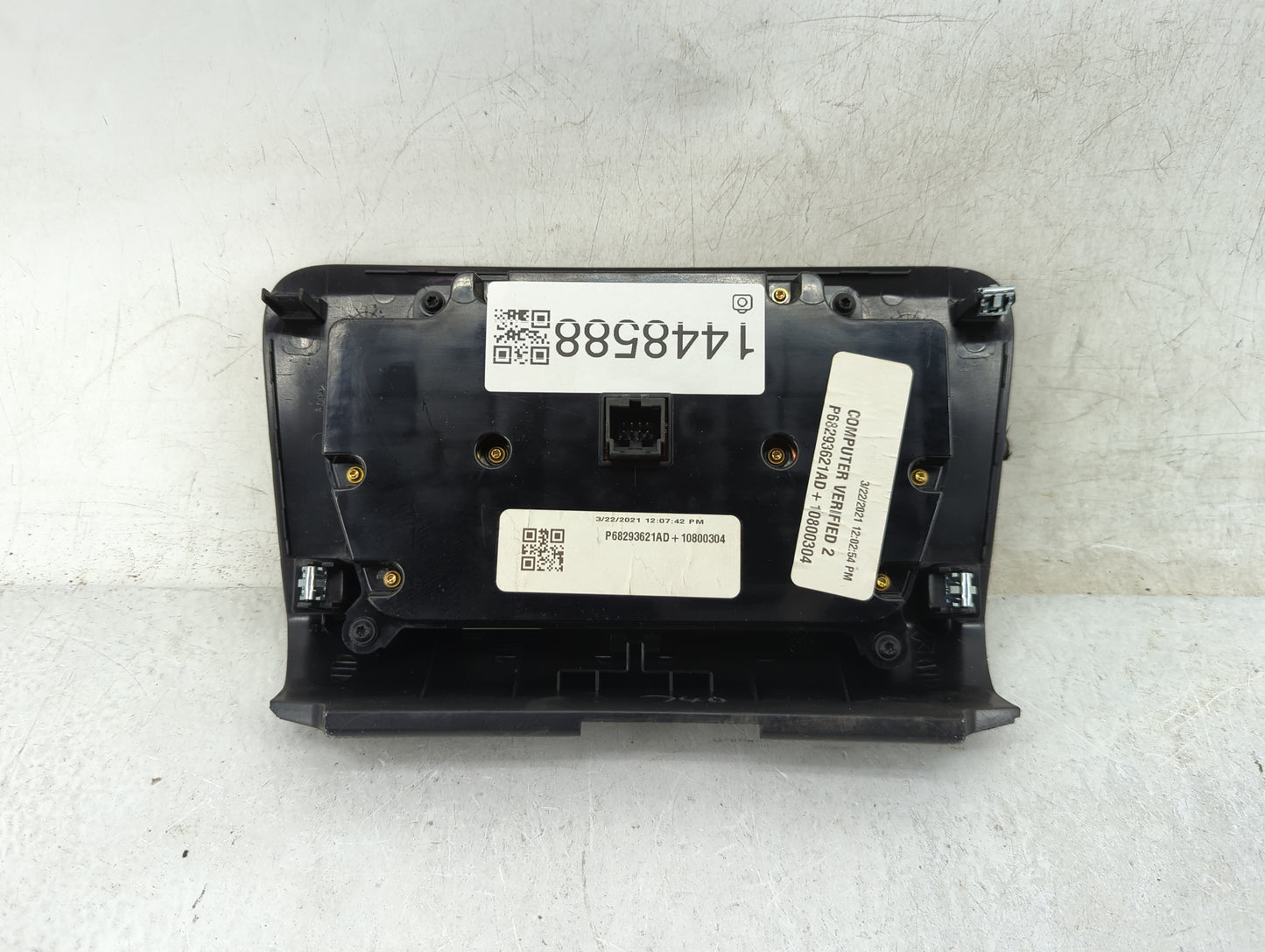 2017-2022 Dodge Charger Climate Control Module Temperature AC/Heater Replacement P/N:P68293621AD Fits OEM Used Auto Parts - 