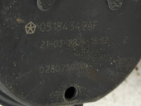 2011-2022 Dodge Charger Throttle Body P/N:05184349AC 05184349AF Fits OEM Used Auto Parts - Oemusedautoparts1.com