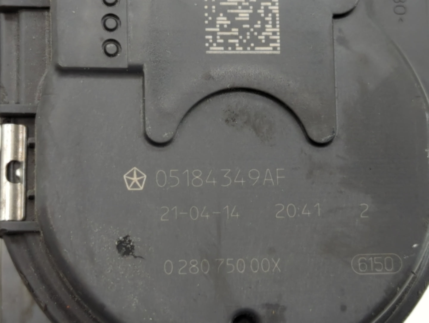 2011-2022 Dodge Charger Throttle Body P/N:0 280 750 00X 05184349AF Fits OEM Used Auto Parts - Oemusedautoparts1.com