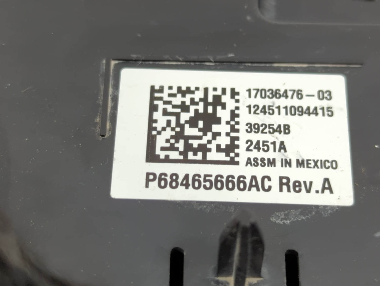 2021-2022 Dodge Durango Climate Control Module Temperature AC/Heater Replacement P/N:P68465666AC Fits Fits 2021 2022 OEM Use