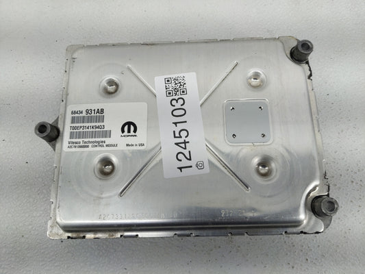 2020-2022 Dodge Durango PCM Engine Control Computer ECU ECM PCU OEM P/N:68434931AB Fits Fits 2020 2021 2022 OEM Used Auto Pa