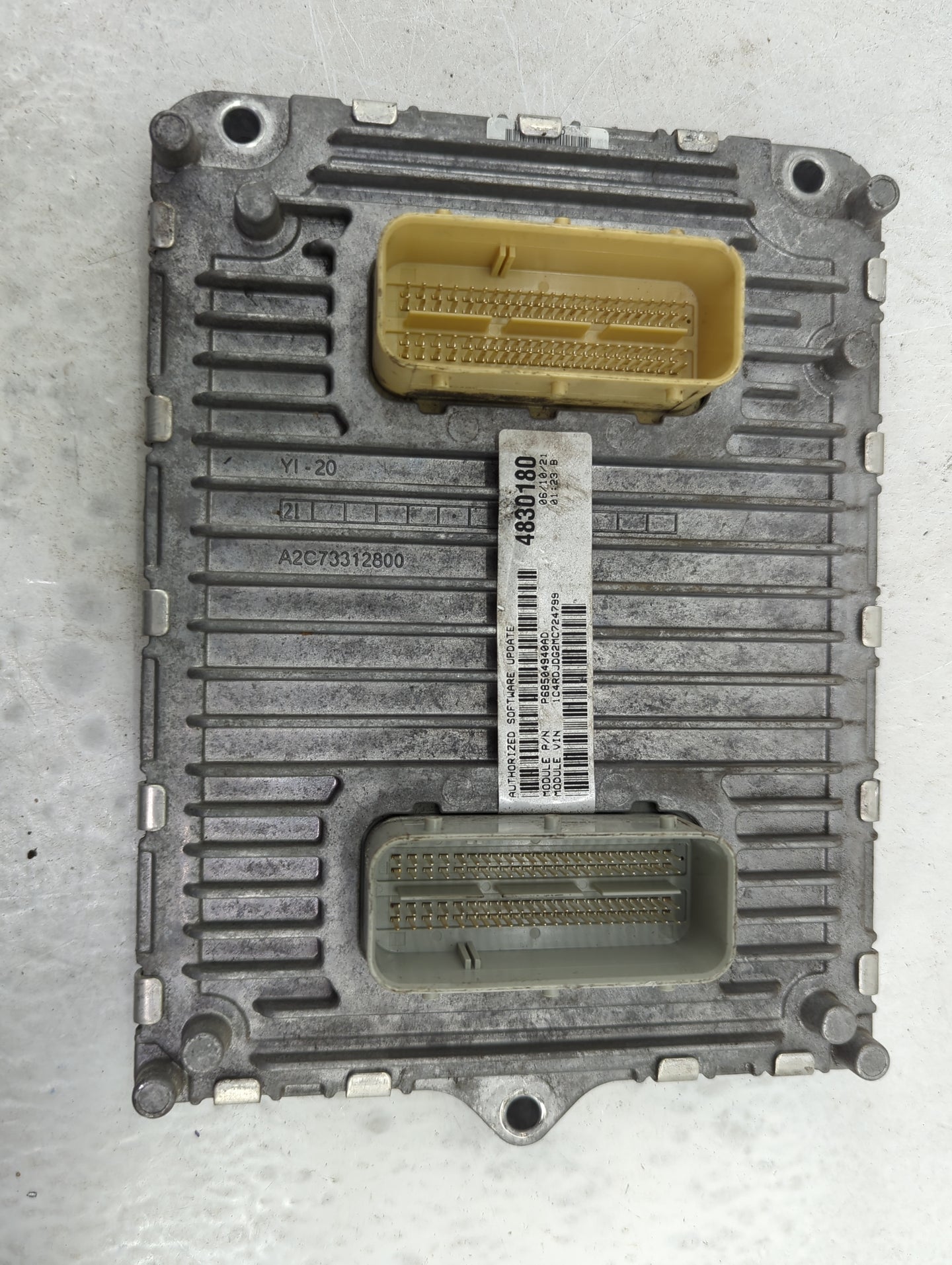 2020-2022 Dodge Durango PCM Engine Control Computer ECU ECM PCU OEM P/N:P68554948AD 68434931AB Fits Fits 2020 2021 2022 OEM 