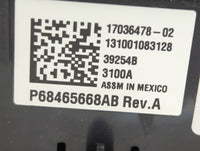 2021-2022 Dodge Durango Climate Control Module Temperature AC/Heater Replacement P/N:P68465668AB 17036478-02 Fits Fits 2021 