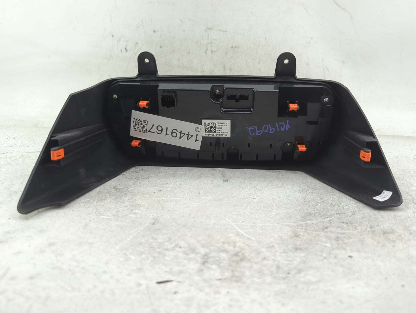 2021-2022 Dodge Durango Climate Control Module Temperature AC/Heater Replacement P/N:P68465676AB 68465676AB Fits Fits 2021 2
