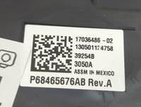 2021-2022 Dodge Durango Climate Control Module Temperature AC/Heater Replacement P/N:P68465676AB 68465676AB Fits Fits 2021 2