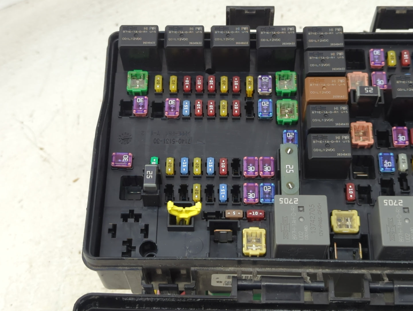 2021 Dodge Durango Fusebox Fuse Box Panel Relay Module P/N:P68500274AA Fits OEM Used Auto Parts - Oemusedautoparts1.com