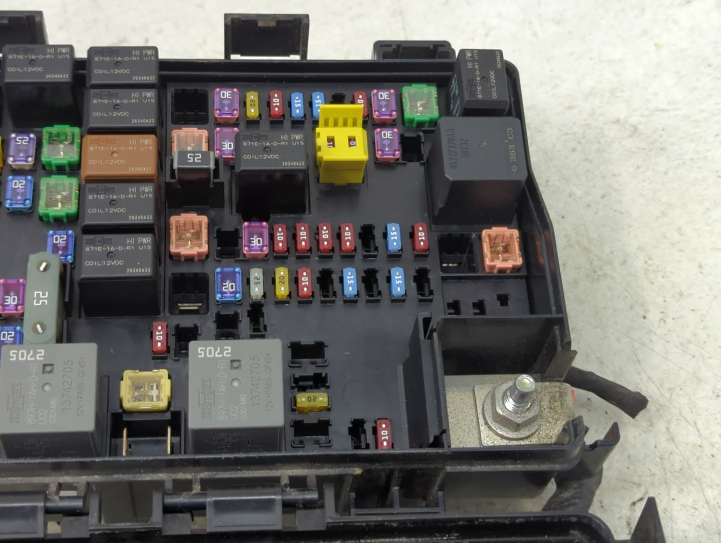 2021 Dodge Durango Fusebox Fuse Box Panel Relay Module P/N:P68500274AA Fits OEM Used Auto Parts - Oemusedautoparts1.com