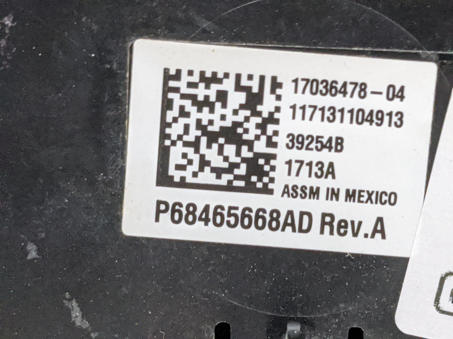 2021-2022 Dodge Durango Climate Control Module Temperature AC/Heater Replacement P/N:P68465668AD 17036478-04 Fits Fits 2021 