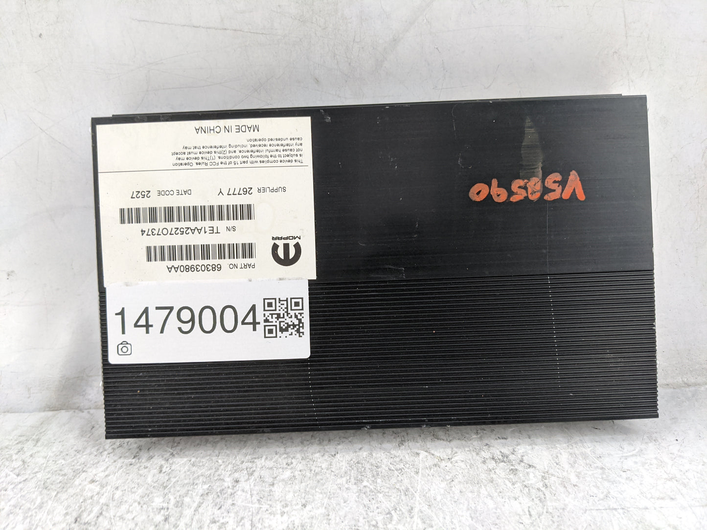 2016-2020 Dodge Durango Radio Speaker Amplifier 68303980aa - Oemusedautoparts1.com