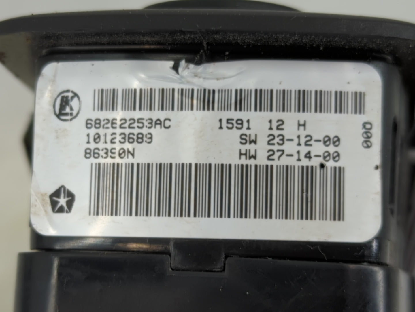 2021 Dodge Ram 1500 Master Power Window Switch Replacement Driver Side Left P/N:68262253AC Fits OEM Used Auto Parts - Oemuse