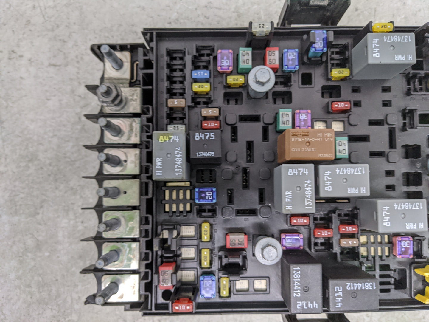 2021 Dodge Ram 1500 Fusebox Fuse Box Panel Relay Module P/N:68437274AA Fits OEM Used Auto Parts - Oemusedautoparts1.com