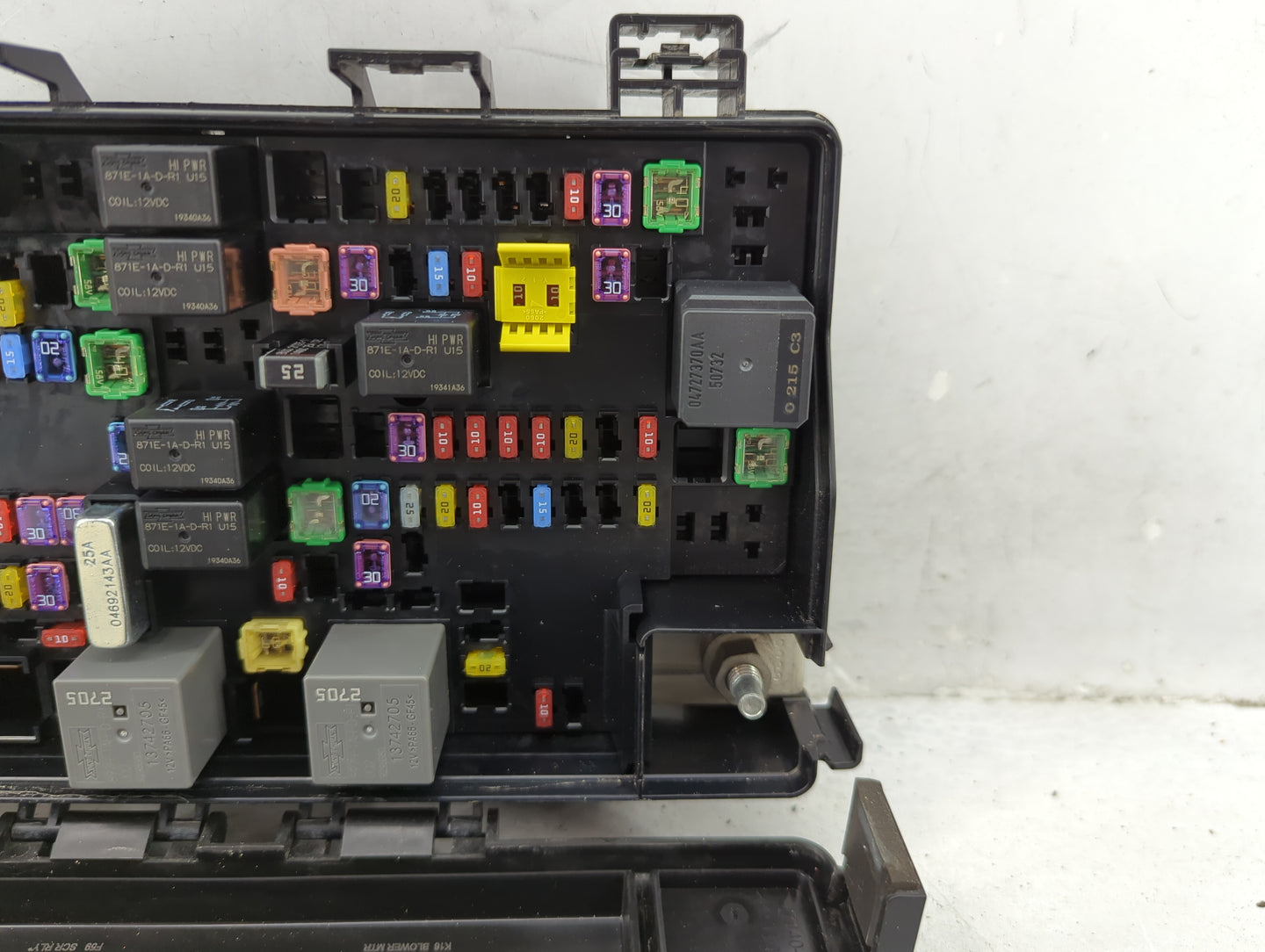 2021 Dodge Ram 1500 Fusebox Fuse Box Panel Relay Module P/N:P68322371AD Fits OEM Used Auto Parts - Oemusedautoparts1.com