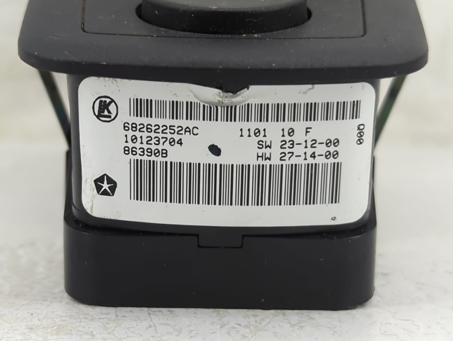 2021 Dodge Ram 1500 Master Power Window Switch Replacement Driver Side Left P/N:68262252AC Fits OEM Used Auto Parts - Oemuse