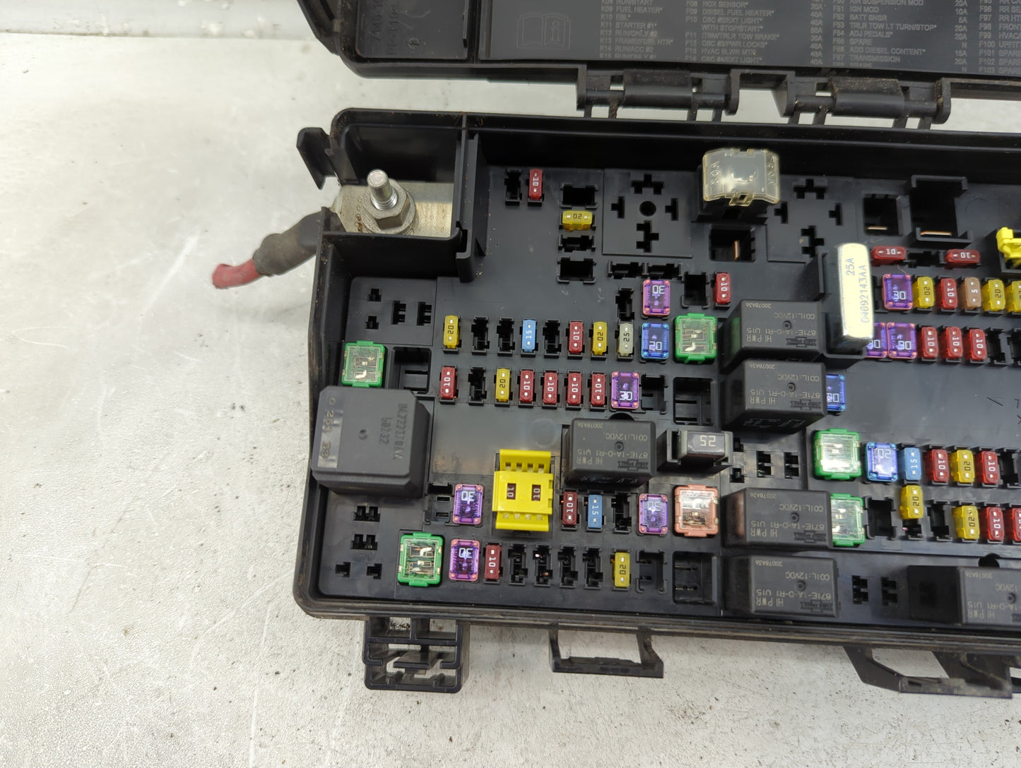 2021 Dodge Ram 1500 Fusebox Fuse Box Panel Relay Module P/N:7140-1980-30 Fits OEM Used Auto Parts - Oemusedautoparts1.com