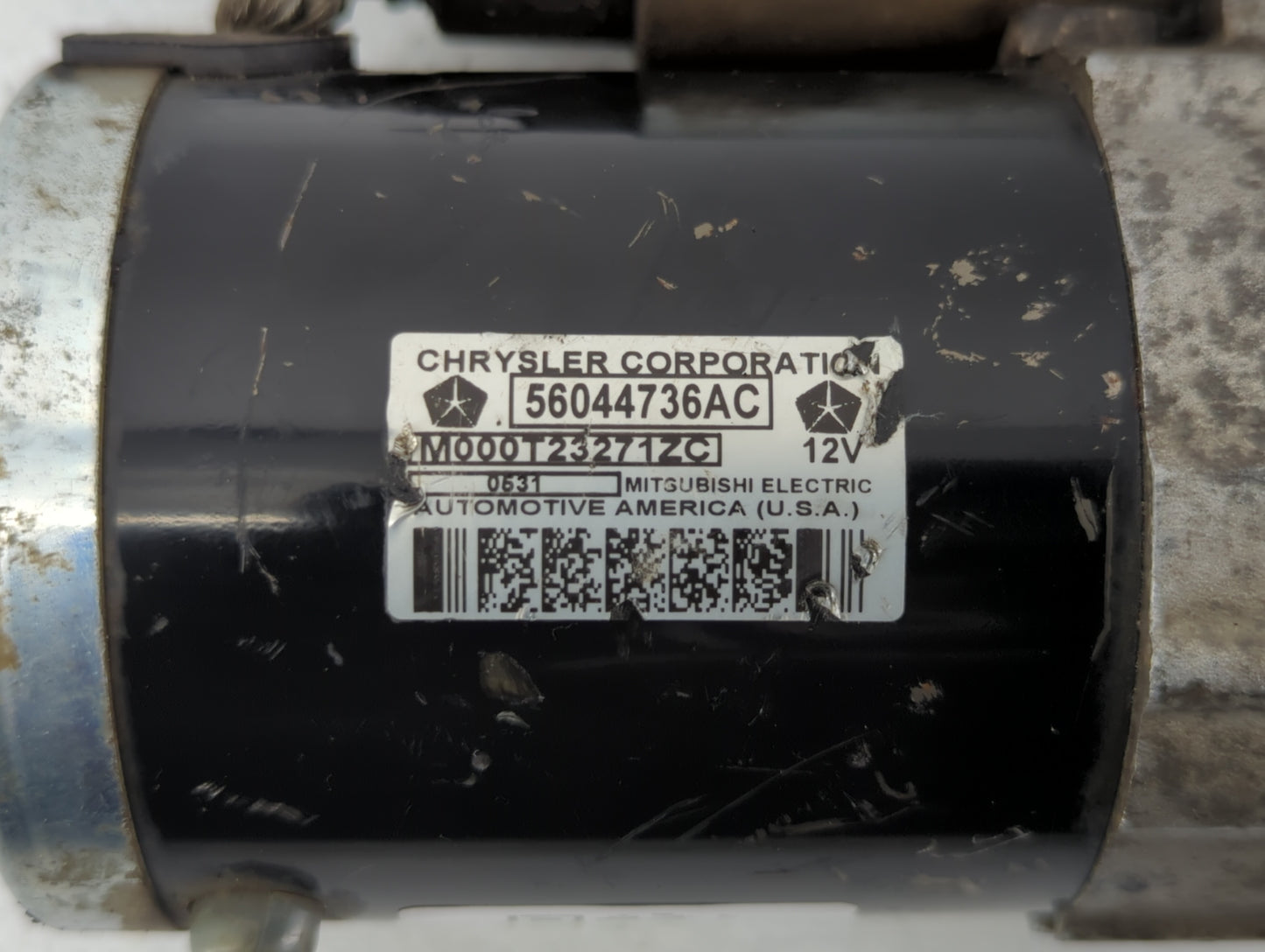 2021 Dodge Ram 1500 Car Starter Motor Solenoid OEM P/N:M000T23271ZC 56044736AC Fits OEM Used Auto Parts - Oemusedautoparts1.
