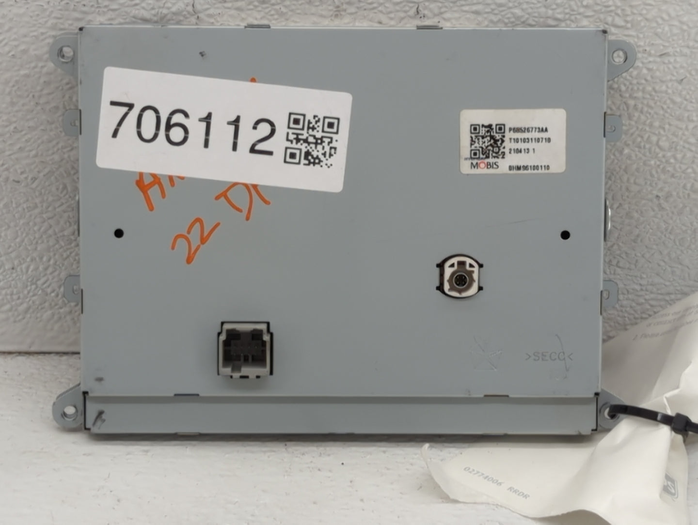 2021 Dodge Ram 1500 Information Display Screen - Oemusedautoparts1.com