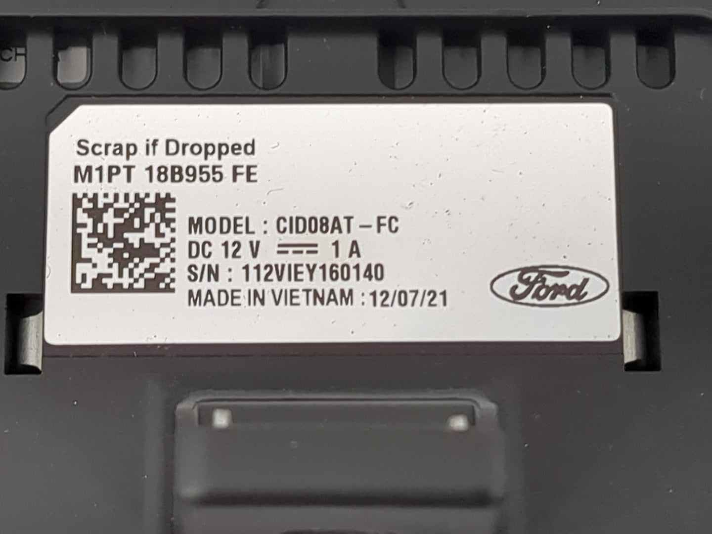 2021-2022 Ford Bronco Sport Information Display Screen 1483878 - Oemusedautoparts1.com