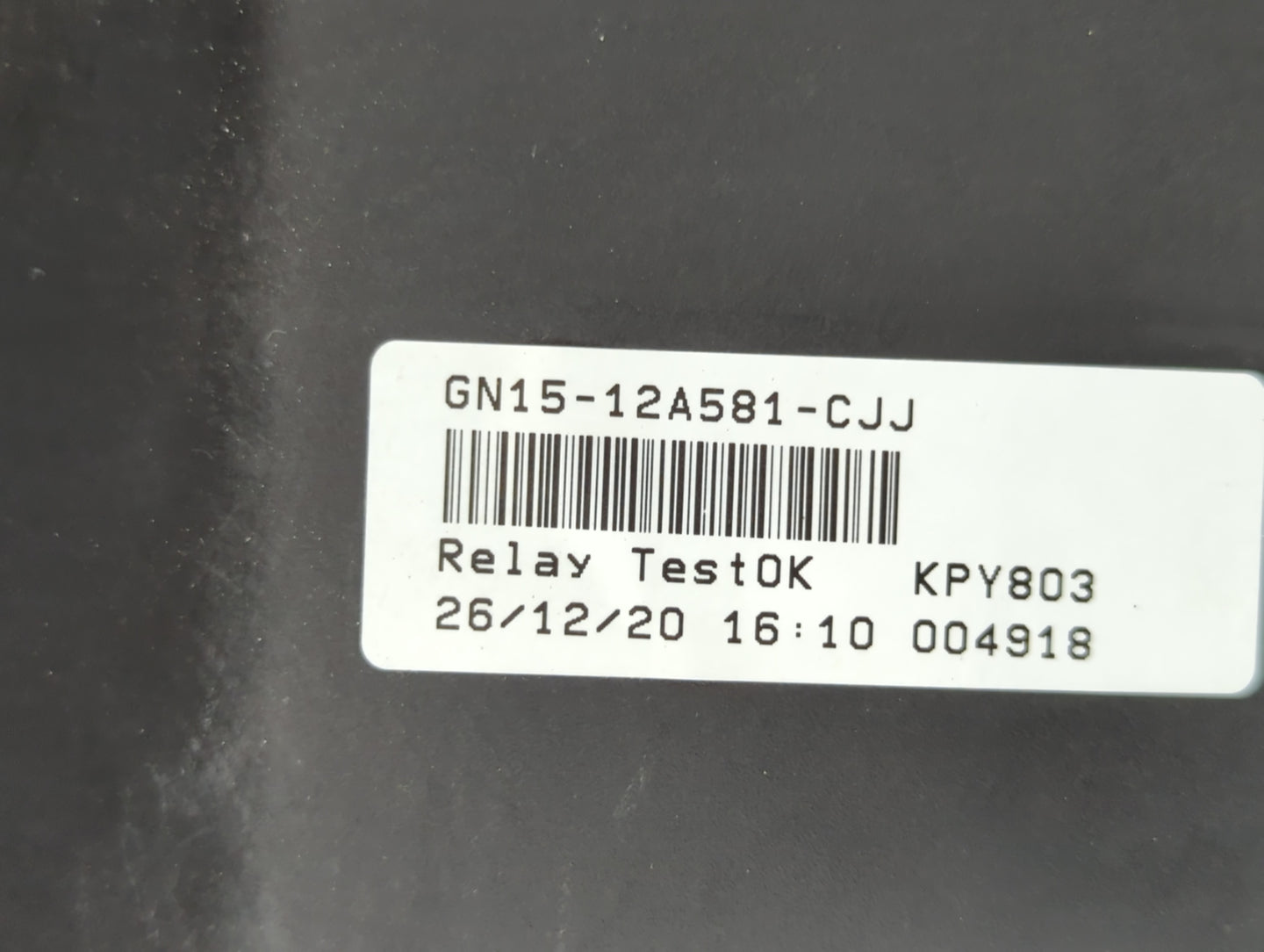2021 Ford Ecosport Fusebox Fuse Box Panel Relay Module P/N:GN15-12A581-CJJ Fits OEM Used Auto Parts - Oemusedautoparts1.com