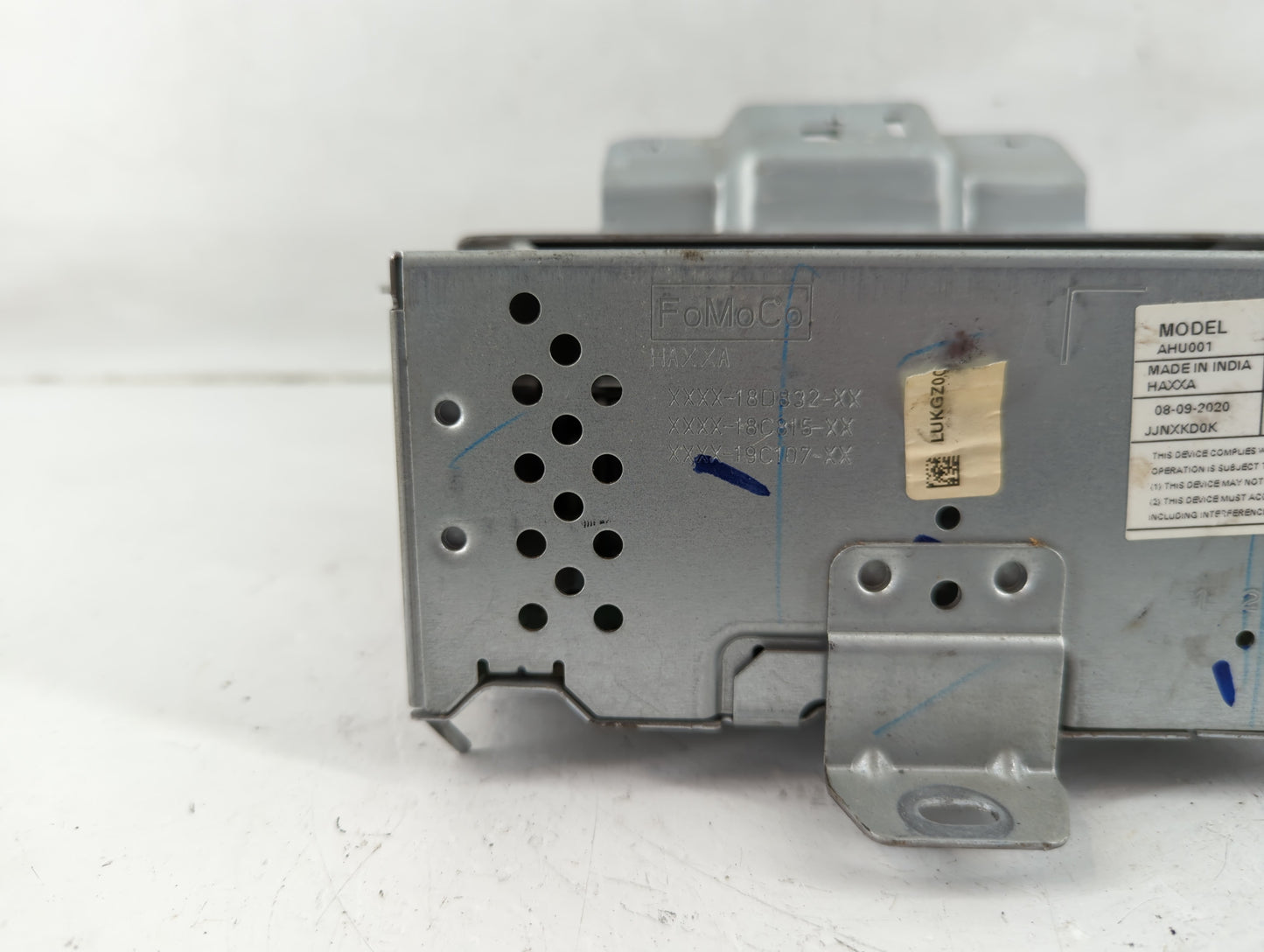 2021-2022 Ford Ecosport Radio AM FM Cd Player Receiver Replacement P/N:LU5T-18K810-KG Fits Fits 2021 2022 OEM Used Auto Part