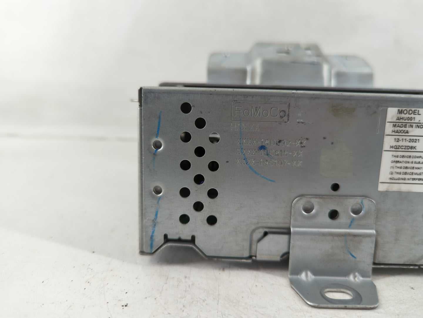 2021-2022 Ford Ecosport Radio AM FM Cd Player Receiver Replacement P/N:LU5T-18K819 Fits Fits 2021 2022 OEM Used Auto Parts -