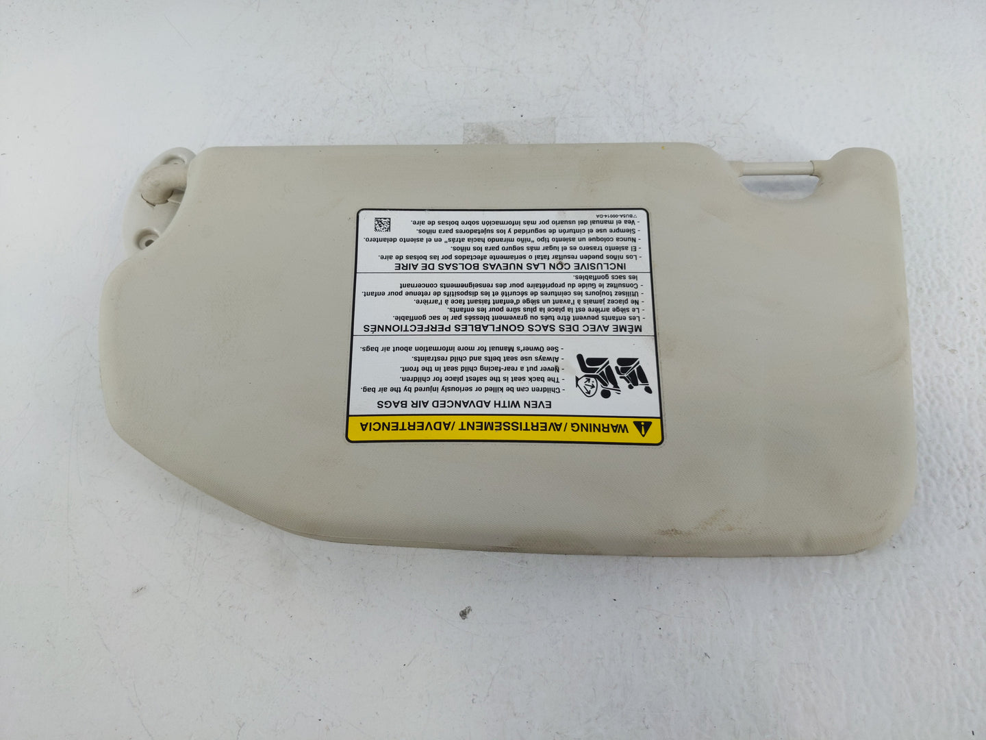 2021-2022 Ford Ecosport Sun Visor Shade Replacement Driver Left Mirror Fits Fits 2021 2022 OEM Used Auto Parts - Oemusedauto