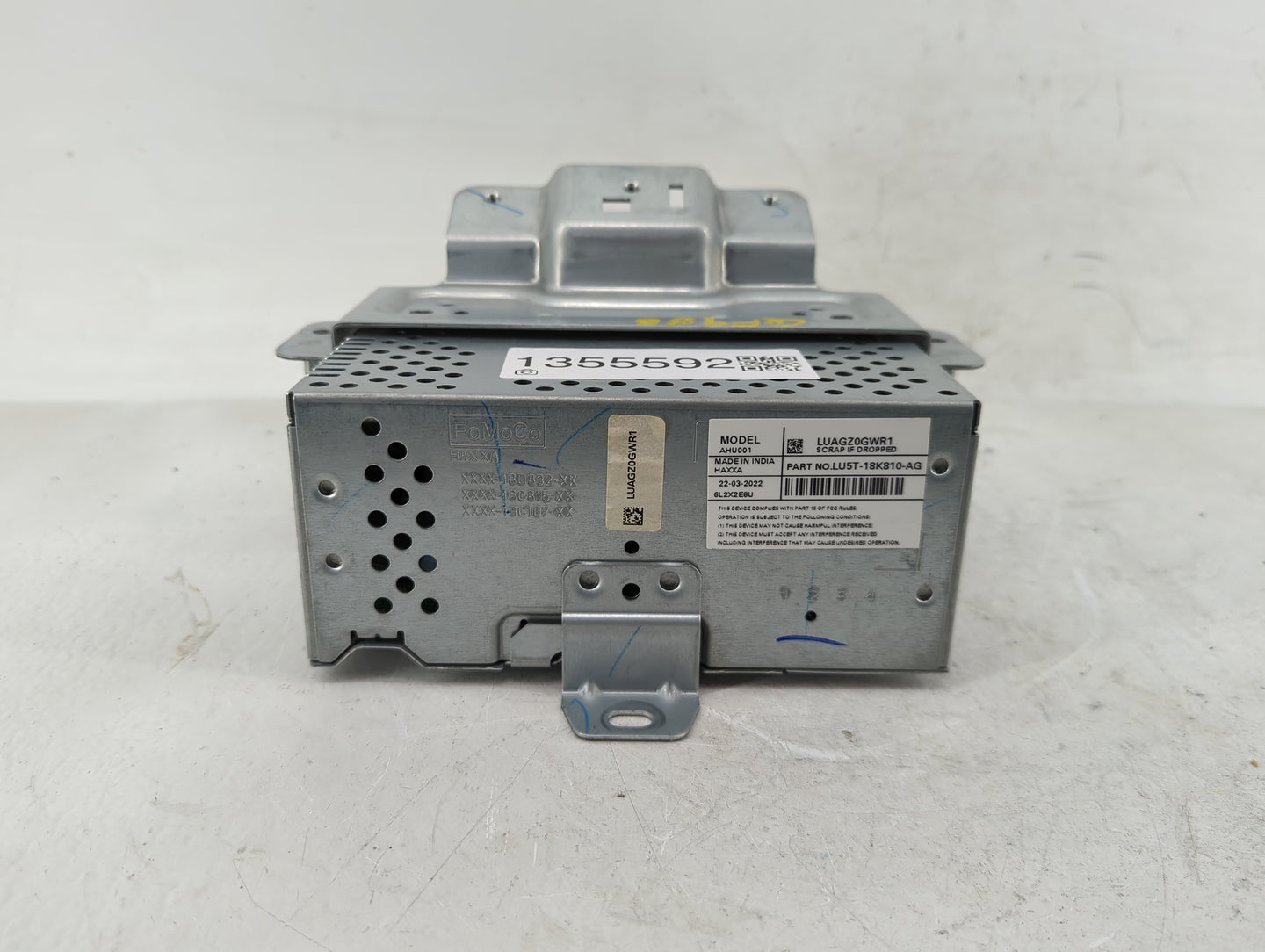 2021-2022 Ford Ecosport Radio AM FM Cd Player Receiver Replacement P/N:LU5T-18K810-AG LU5T-18K819 Fits Fits 2021 2022 OEM Us