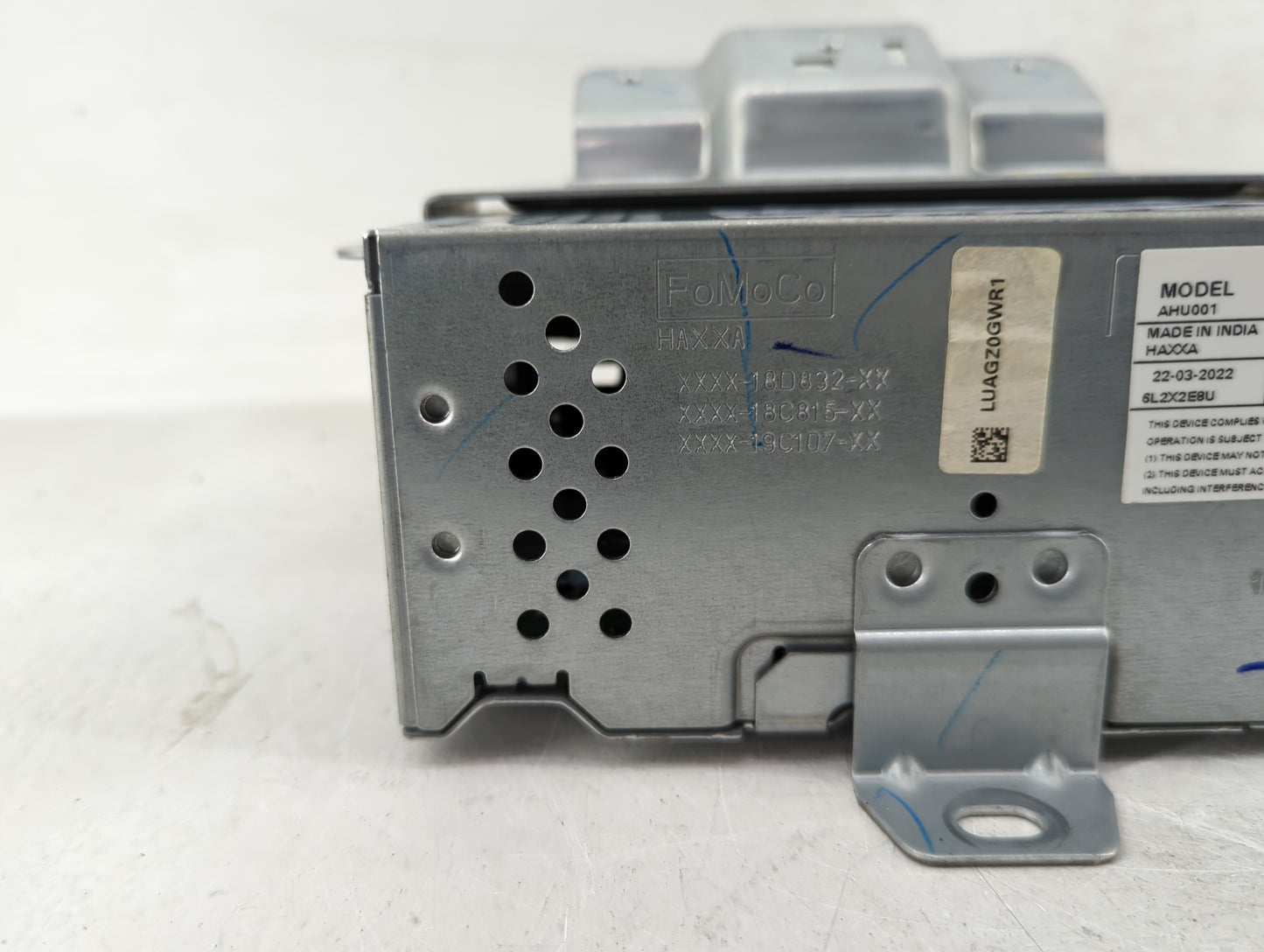 2021-2022 Ford Ecosport Radio AM FM Cd Player Receiver Replacement P/N:LU5T-18K810-AG LU5T-18K819 Fits Fits 2021 2022 OEM Us