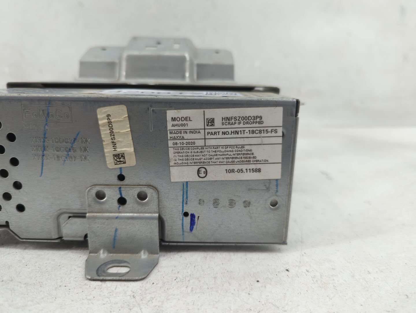 2018-2022 Ford Ecosport Radio AM FM Cd Player Receiver Replacement P/N:HN1T-18C815-FS Fits Fits 2018 2019 2020 2021 2022 OEM