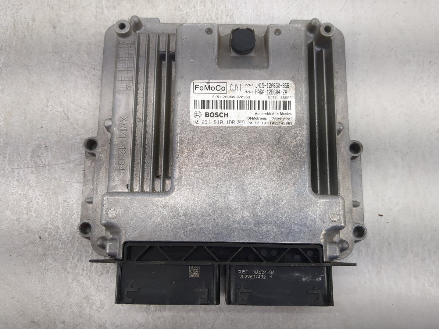 2018-2021 Ford Ecosport PCM Engine Control Computer ECU ECM PCU OEM P/N:JN15-12A650-BSB HA6A-12B684-ZA Fits OEM Used Auto Pa