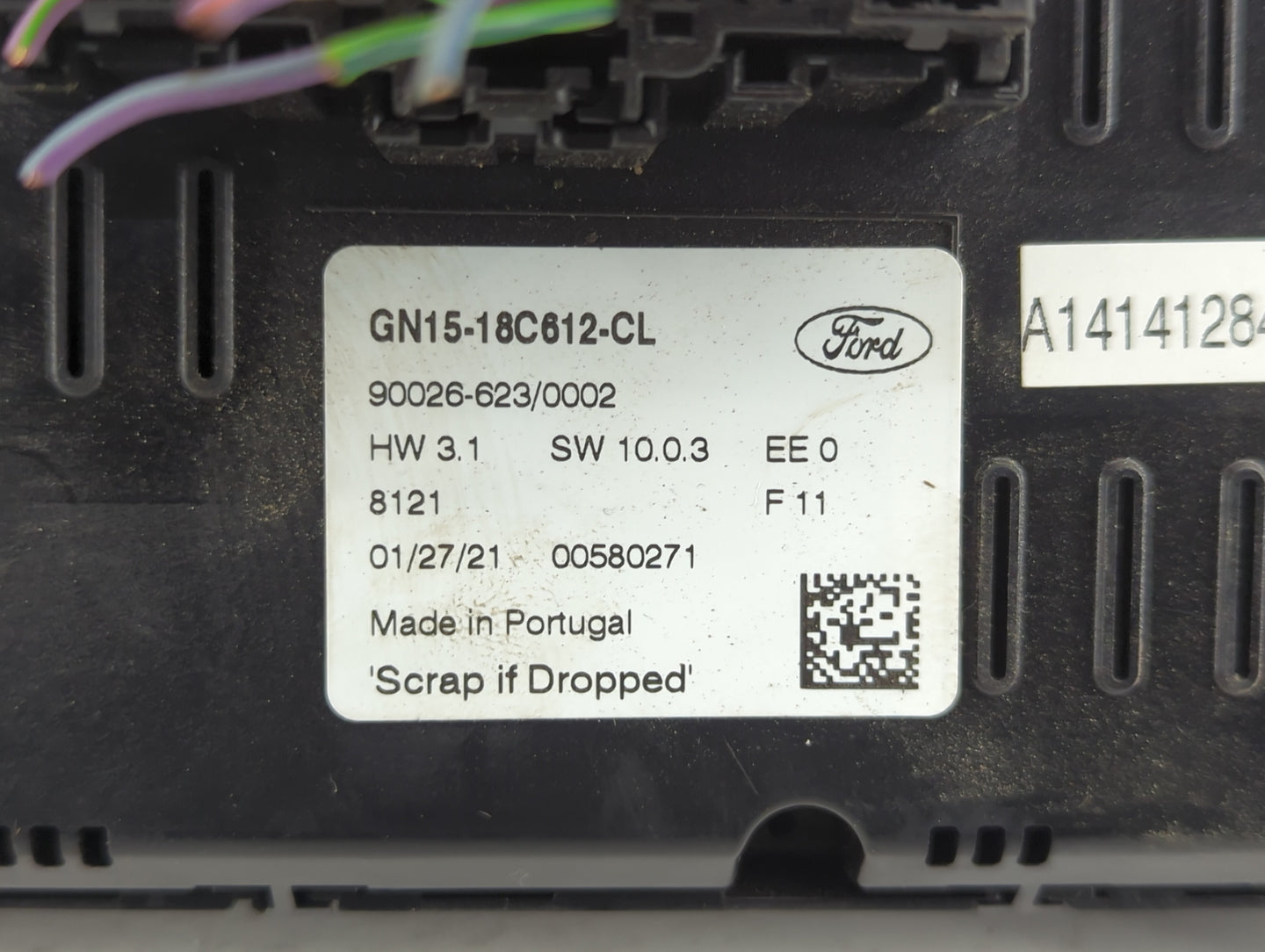 2021-2022 Ford Ecosport Climate Control Module Temperature AC/Heater Replacement P/N:GN15-18C612-CL Fits Fits 2021 2022 OEM 