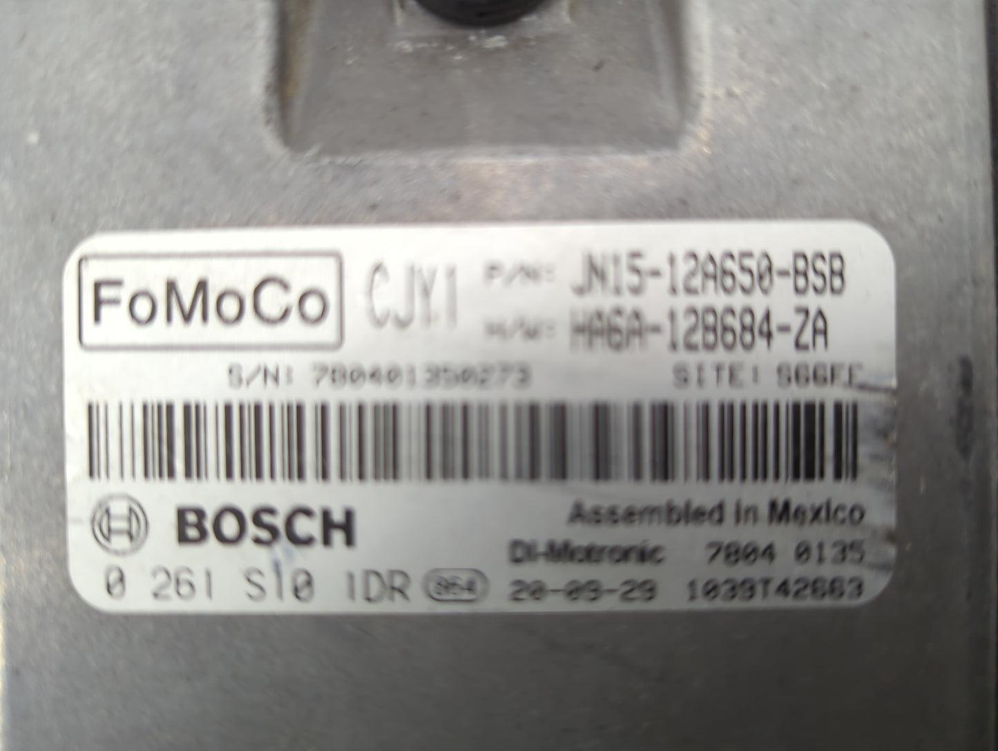 2018-2021 Ford Ecosport PCM Engine Control Computer ECU ECM PCU OEM P/N:JN15-12A650-BSB HA6A-12B684-ZA Fits OEM Used Auto Pa