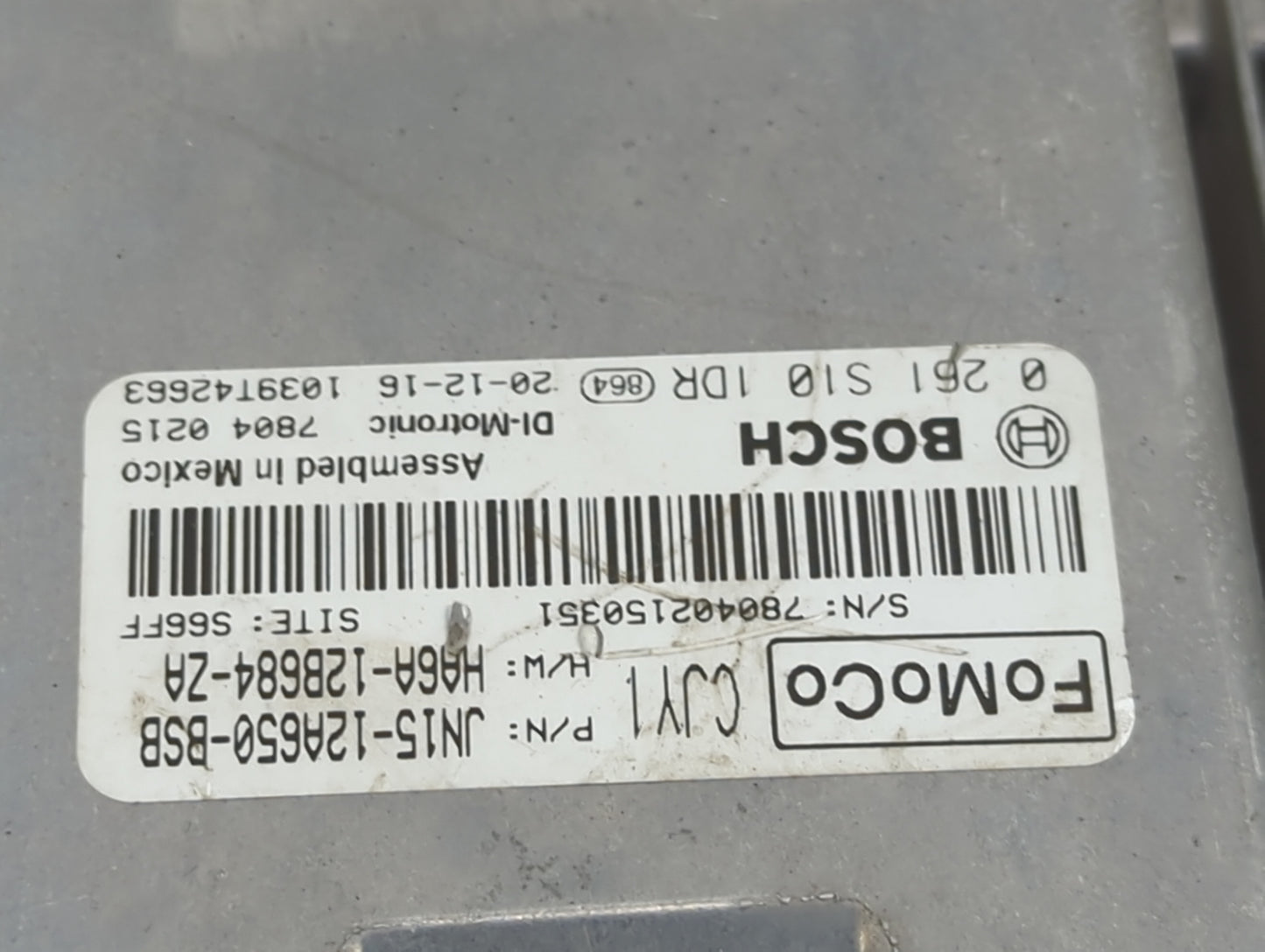 2018-2021 Ford Ecosport PCM Engine Control Computer ECU ECM PCU OEM P/N:JN15-12A650-BSB H6GA-12B684-ZA Fits OEM Used Auto Pa