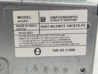 2018-2022 Ford Ecosport Radio AM FM Cd Player Receiver Replacement P/N:HNFVZ00DWYQ HN1T-18C815-FV Fits OEM Used Auto Parts -