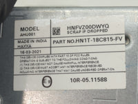 2018-2022 Ford Ecosport Radio AM FM Cd Player Receiver Replacement P/N:HNFVZ00DWYQ HN1T-18C815-FV Fits OEM Used Auto Parts -