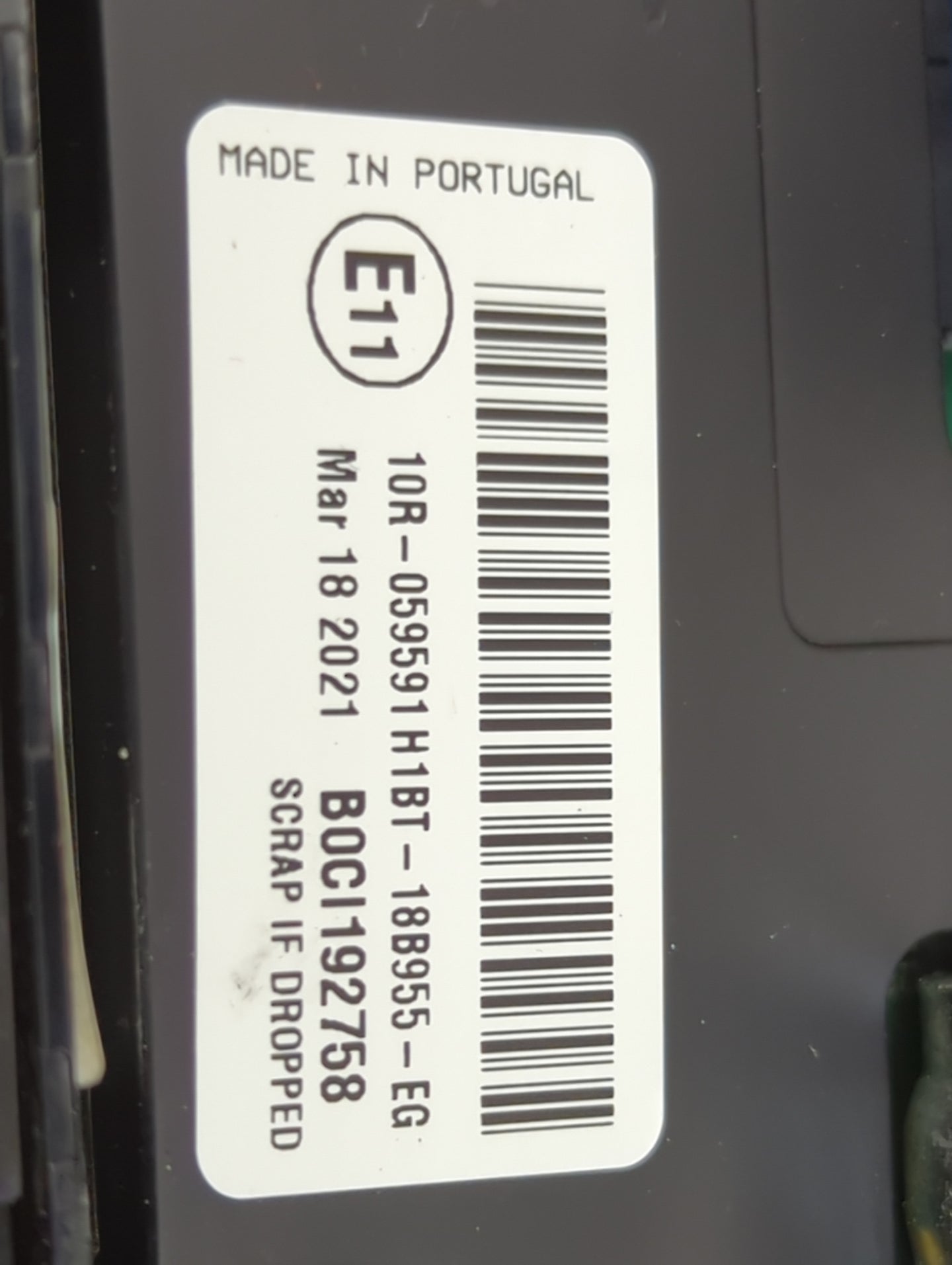 2021 Ford Ecosport Radio AM FM Cd Player Receiver Replacement P/N:BT-18B955-EG 10R-059591, B0CI192758 Fits OEM Used Auto Par