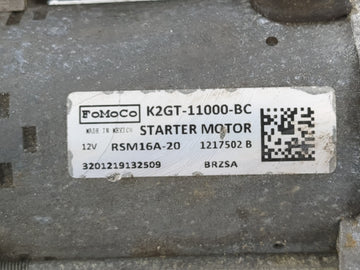 2019-2020 Ford Edge Car Starter Motor Solenoid OEM P/N:K2GT-11000-BC K2GT-11000-BB Fits Fits 2019 2020 2021 2022 OEM Used Auto Parts