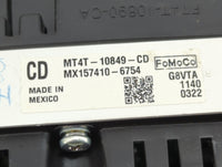 2019-2020 Ford Edge Instrument Cluster Speedometer Gauges P/N:MT4T-10849-CD Fits Fits 2019 2020 OEM Used Auto Parts - Oemuse