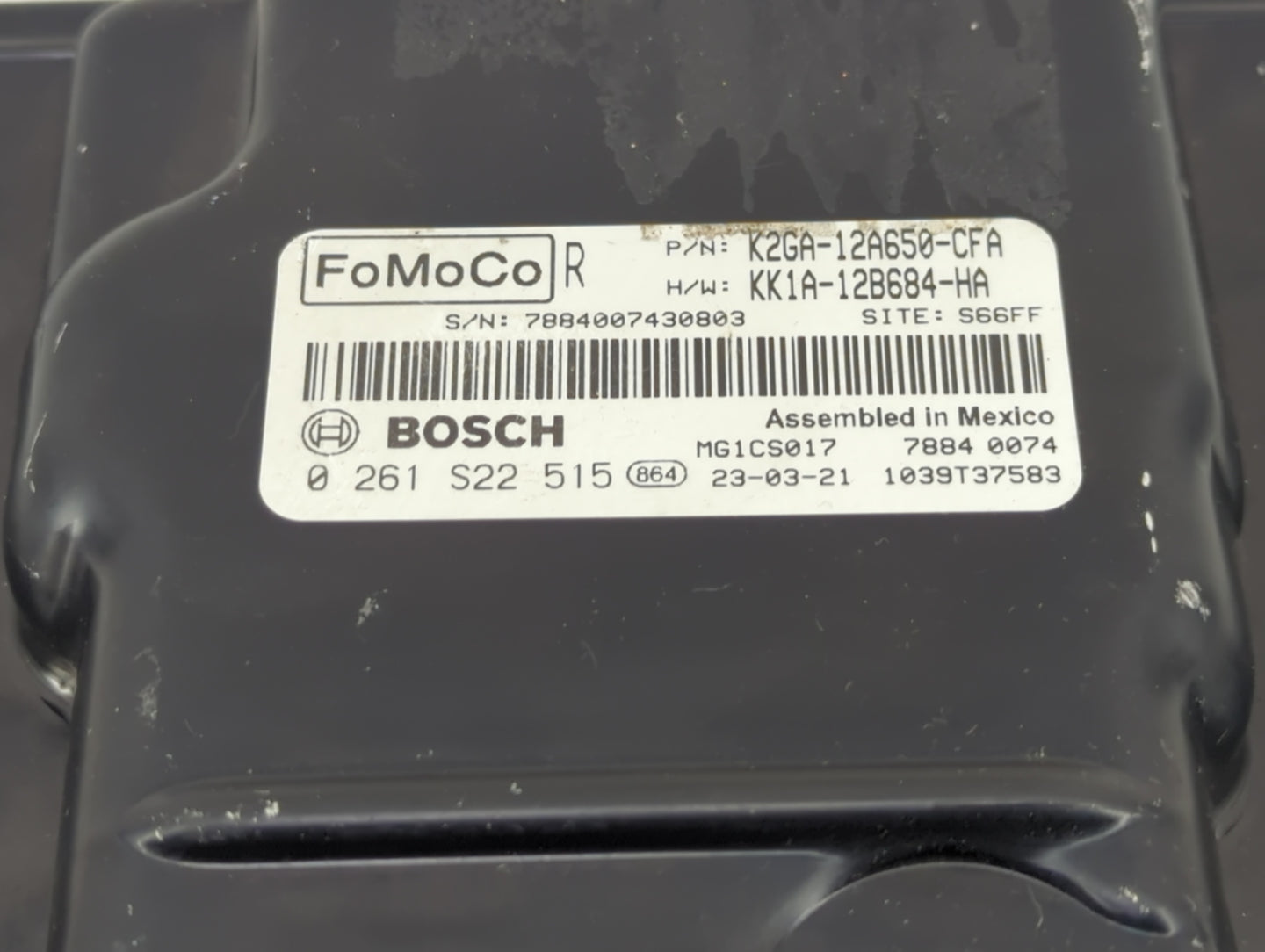 2021 Ford Edge PCM Engine Control Computer ECU ECM PCU OEM P/N:KK1A-12B684-HA K2GA-12A650-CFA, 0 261 S22 515 Fits Fits 2020 