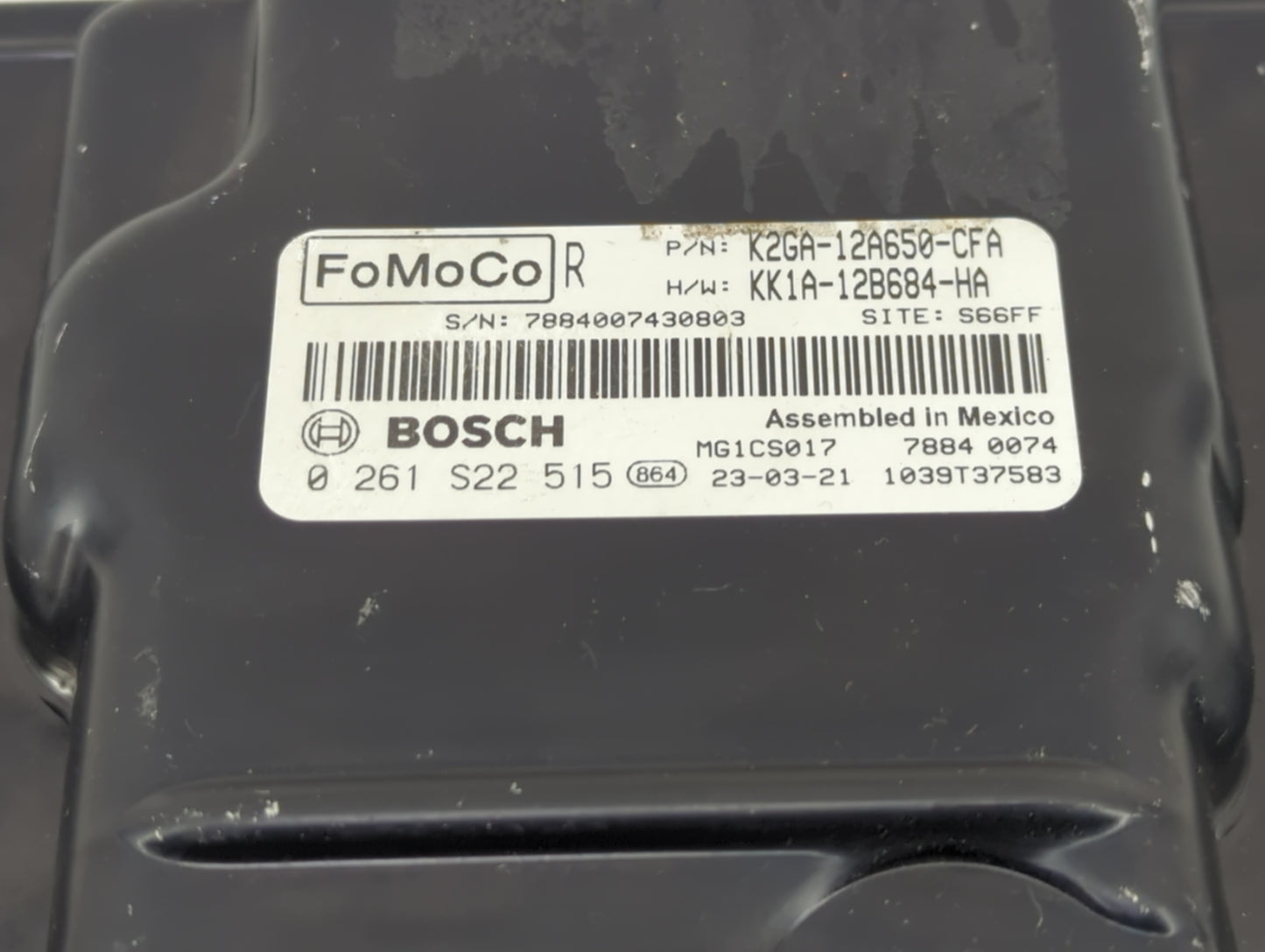2021 Ford Edge PCM Engine Control Computer ECU ECM PCU OEM P/N:KK1A-12B684-HA K2GA-12A650-CFA, 0 261 S22 515 Fits Fits 2020 