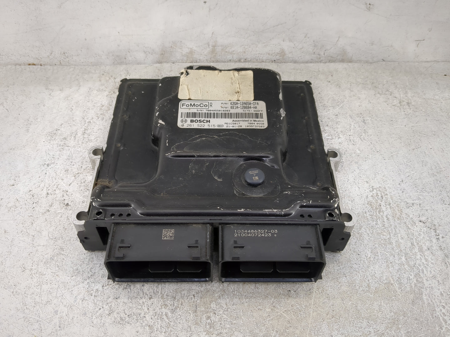 2021 Ford Edge PCM Engine Control Computer ECU ECM PCU OEM P/N:K2GA-12A650-CFA KK1A-12B684-HA, 0261S22515 Fits Fits 2020 202